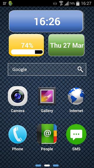 简单的TouchWiz GO桌面截图1