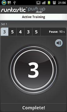 runtastic Push-Up Silver截图