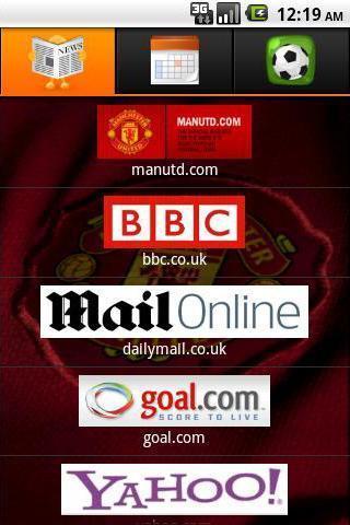 MANCHESTER UNITED PAGE截图4