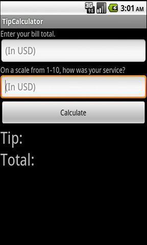 服务小费计算器截图1