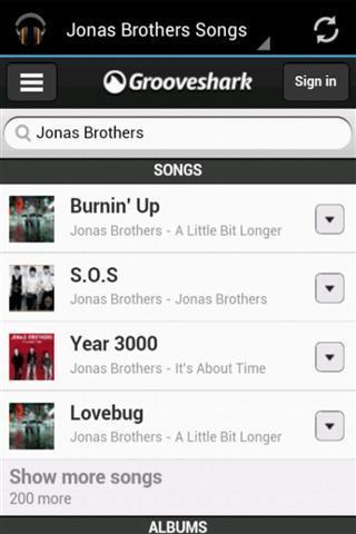 乔纳斯兄弟的歌曲截图2