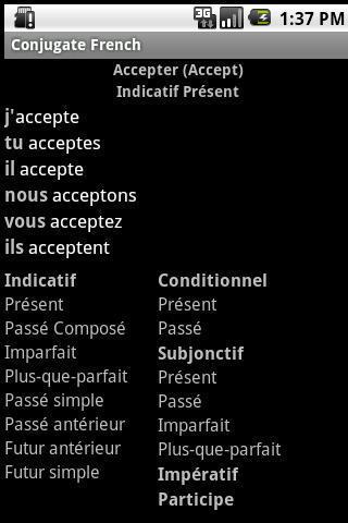 Conjugate French截图1