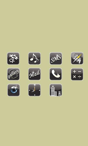 CUKI Theme Black Luxury Icon截图2