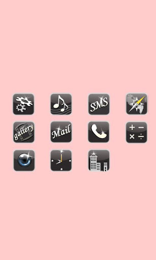 CUKI Theme Black Luxury Icon截图3