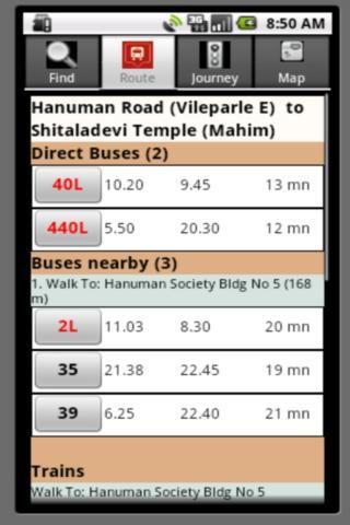 BestBus Route Finder Mumbai截图2