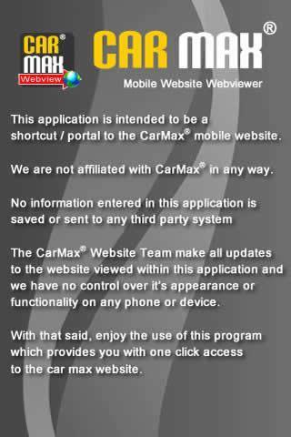 CarMax&reg; Webview截图3