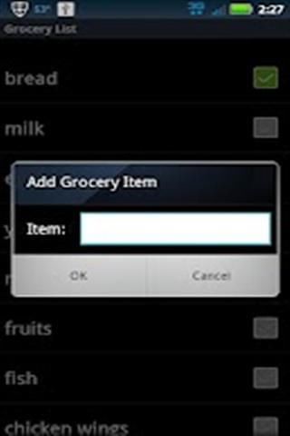 Grocery List截图4
