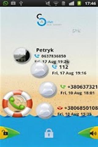 Water Theme For Active Lock Screen截图1