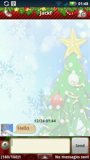 Handcent Skin XMas 2012截图2