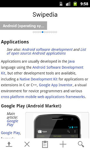 Swipedia - Wikipedia &amp; Style截图5