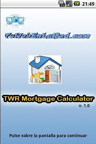 TWR Mortgage Calculator截图2