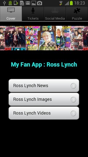 My Fan App : Ross Lynch截图1