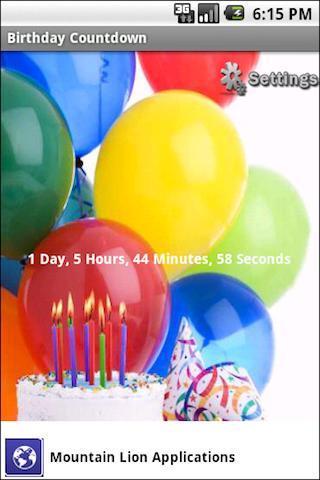 Free Birth Day Countdown截图1