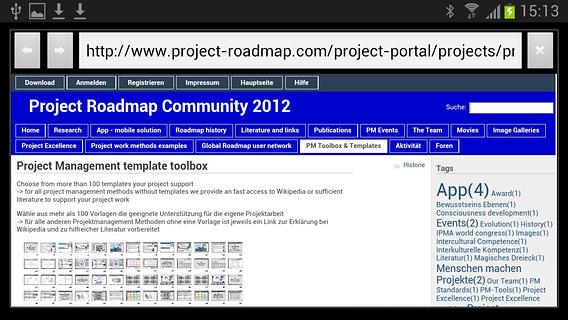 Project Roadmap App截图1