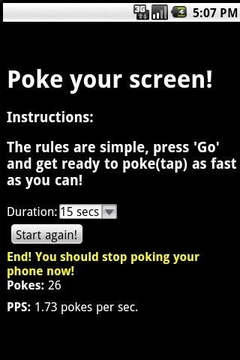 Poke Your Screen截图