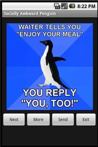 Socially Awkward Penguin截图1