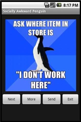 Socially Awkward Penguin截图2