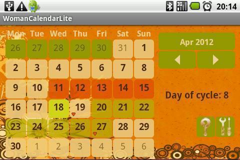 Woman Calendar Lite. Menstrual截图4