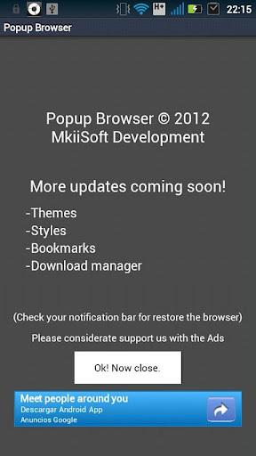 Popup Browser BETA截图6