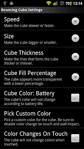 Bouncing Cube Live Wallpaper截图6