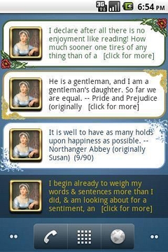 Jane Austen Quotes with Widget截图