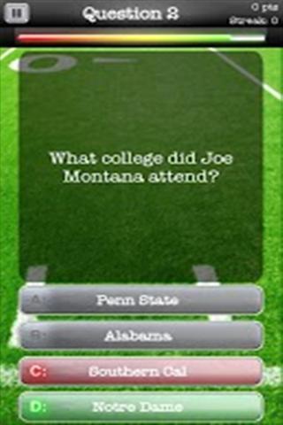 大学足球测验截图3