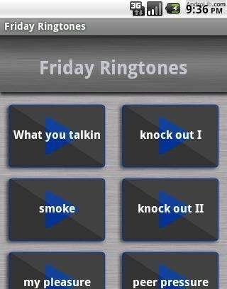 Friday Ringtones截图1