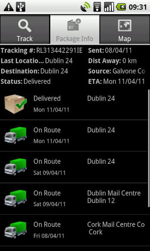 Eire Package Tracker截图2