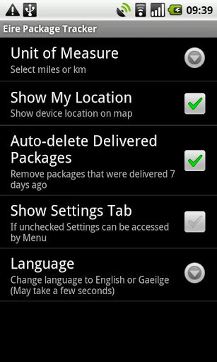 Eire Package Tracker截图6