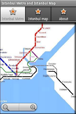 伊斯坦布尔地铁运行图截图1