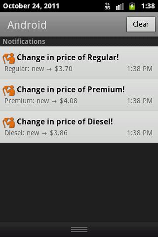 Gas price US widget截图6