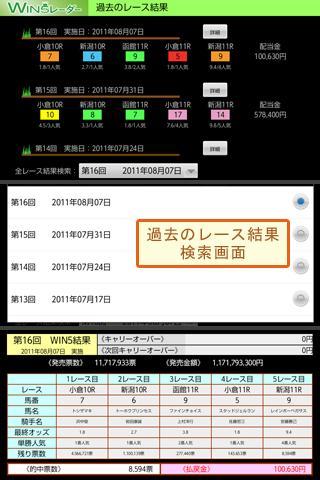 WIN5 竞马予想截图4