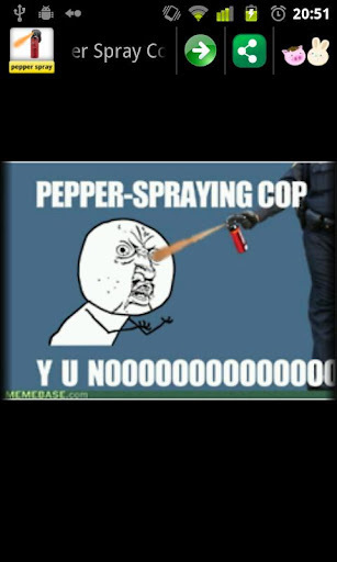 Pepper Spray Cop meme截图1