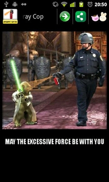 Pepper Spray Cop meme截图