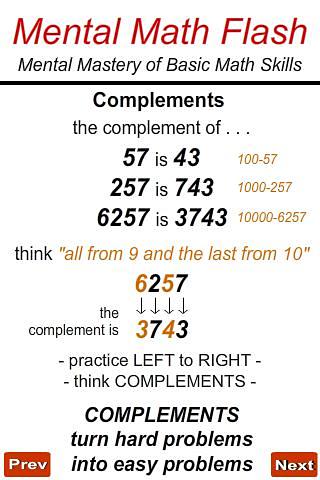 Mental Math Flash截图1