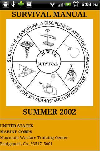 USMC Summer Survival Manual截图1