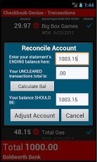 Checkbook Genius 1.5.3 trial截图5