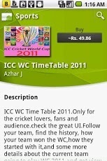 ICC  WorldCup 2011 Time Table截图2