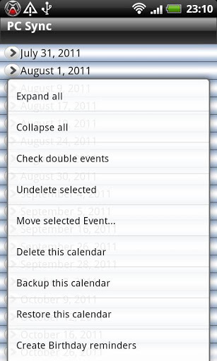 Calendar Repair Free截图