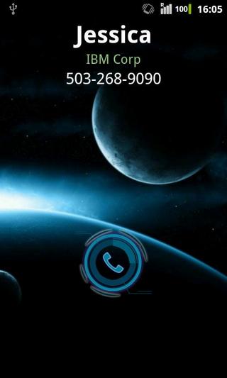 Rocket CallerID Holo Theme截图2