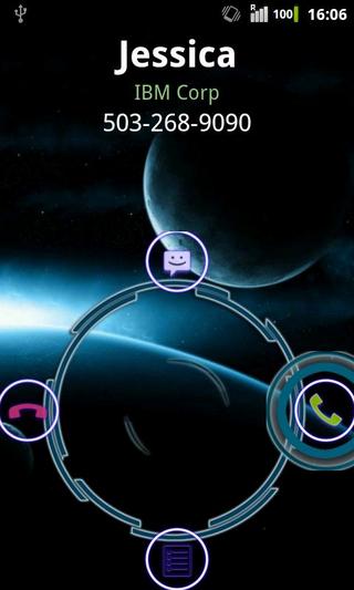 Rocket CallerID Holo Theme截图4