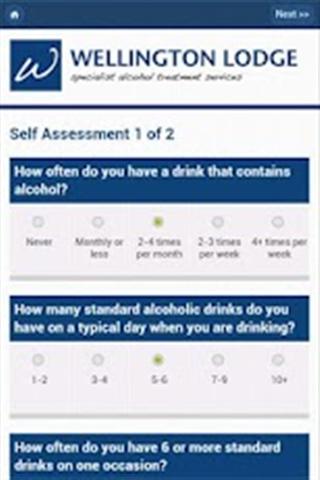酒精成瘾计算器截图2