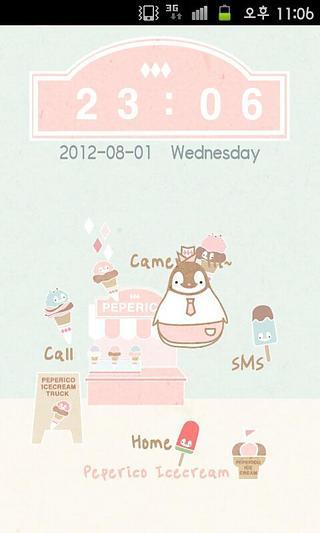 Pepe-icecream Go locker theme截图2