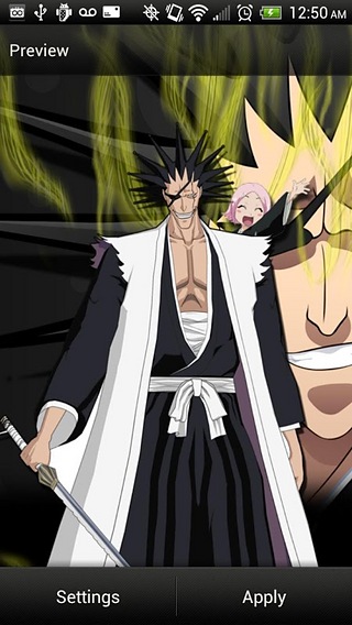 Bleach Kenpachi Live Wallpaper截图2