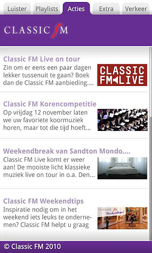 Classic FM (NL)截图3