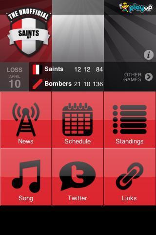 Saints AFL App截图1