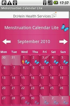 Menstruation Calendar Lite截图