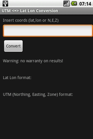 UTM to Lat Lon Conversion截图1