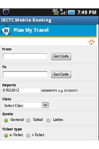 IRCTC Easy Mobile Booking截图5