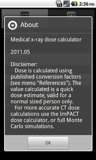 CT Dose Calculator Free截图2